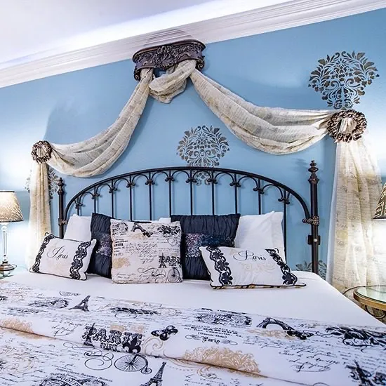 The French Canopy suite at the Anniversary Inn in Boise, Idaho