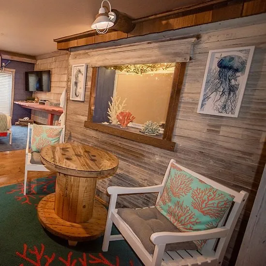 The Ocean Side suite at the Anniversary Inn in Boise, Idaho