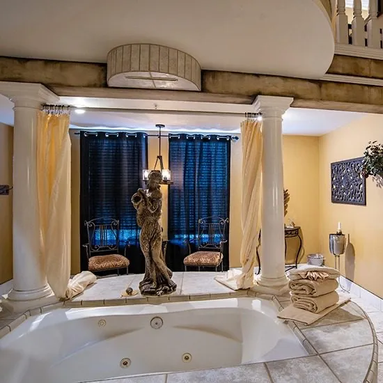 The Romeo’s Retreat suite at the Anniversary Inn in Boise, Idaho