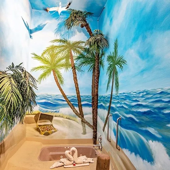 The Treasure Island suite at the Anniversary Inn in Boise, Idaho