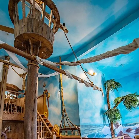 The Treasure Island suite at the Anniversary Inn in Boise, Idaho