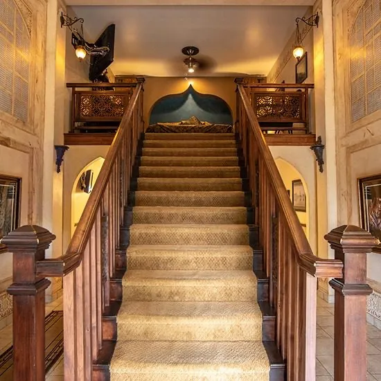 The Taj Mahal suite at the Anniversary Inn in Logan, Utah