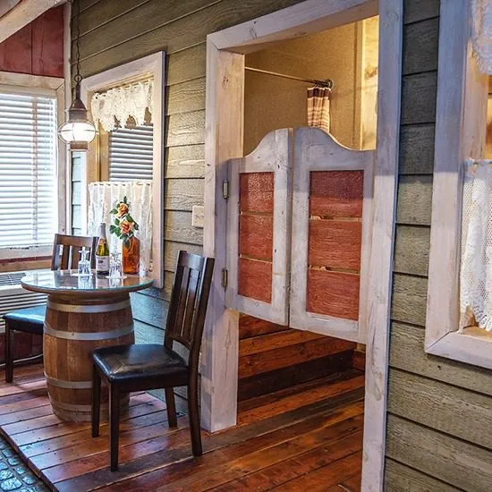 The Wild West suite at the Anniversary Inn in 5th South, Salt Lake City, Utah