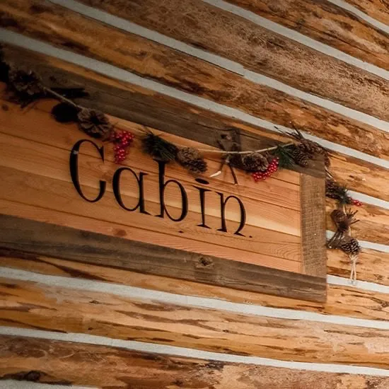 The Log Cabin suite at the Anniversary Inn in 5th South, Salt Lake City, Utah