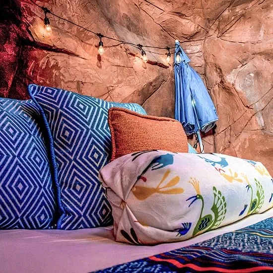 The Lake Powell suite at the Anniversary Inn in 5th South, Salt Lake City, Utah