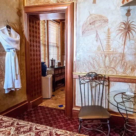 The Sultan’s Palace suite at the Anniversary Inn in South Temple, Salt Lake City, Utah